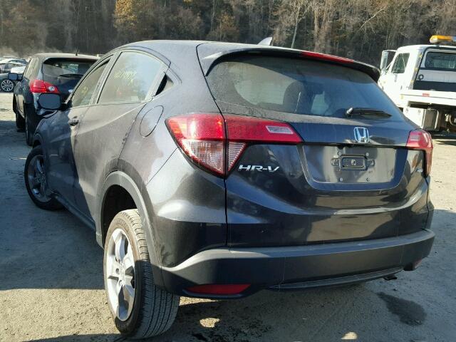 3CZRU6H33HM715614 - 2017 HONDA HR-V LX GRAY photo 3