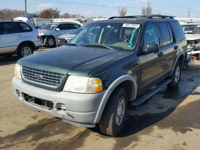 1FMZU72E02UA42219 - 2002 FORD EXPLORER X GREEN photo 2