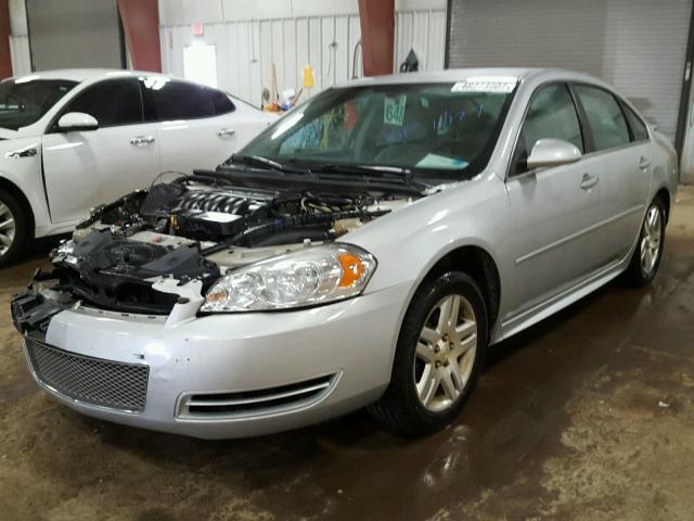 2G1WB5E35C1156279 - 2012 CHEVROLET IMPALA LT SILVER photo 2