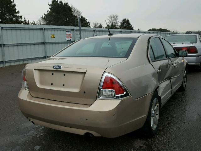 3FAHP07108R141231 - 2008 FORD FUSION SE TAN photo 4