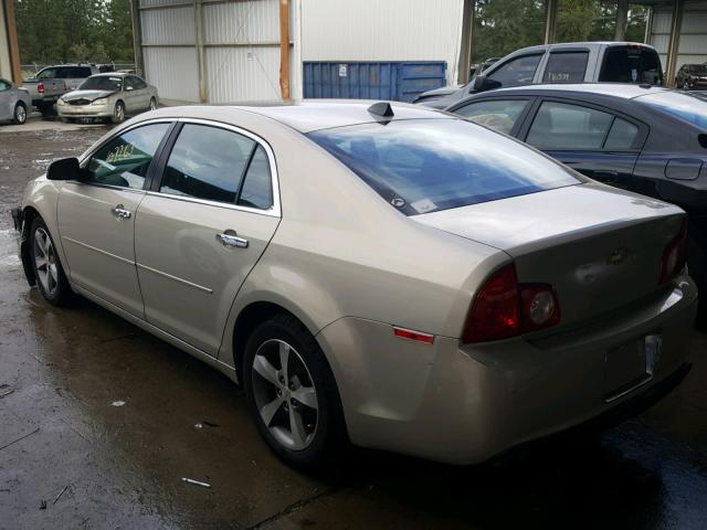 1G1ZC5EU9CF123183 - 2012 CHEVROLET MALIBU 1LT GOLD photo 3