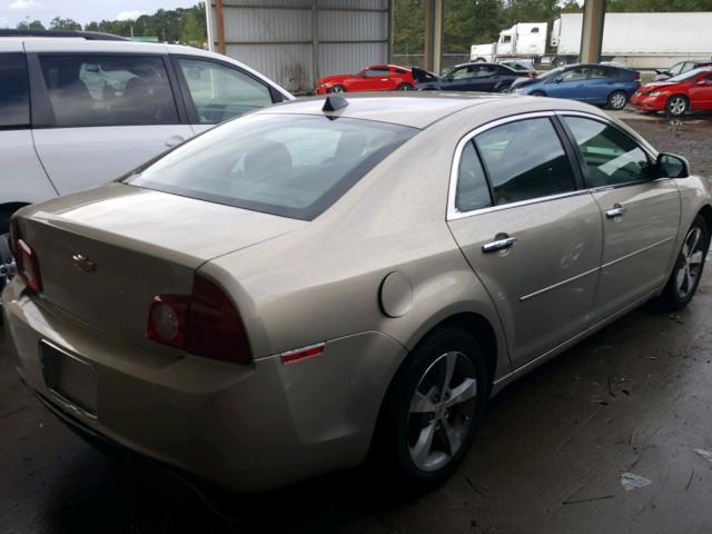 1G1ZC5EU9CF123183 - 2012 CHEVROLET MALIBU 1LT GOLD photo 4