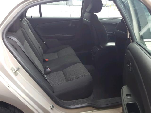 1G1ZC5EU9CF123183 - 2012 CHEVROLET MALIBU 1LT GOLD photo 6