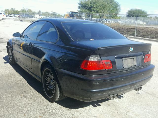WBSBL93453JR21396 - 2003 BMW M3 BLACK photo 3