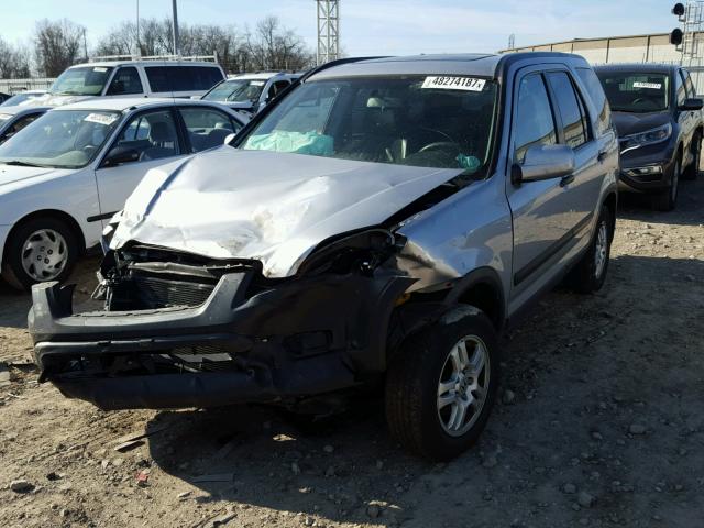 JHLRD78804C053996 - 2004 HONDA CR-V EX SILVER photo 2