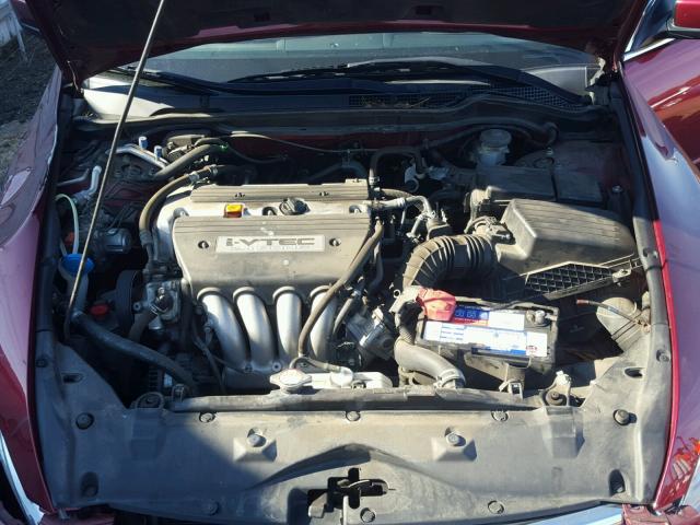 1HGCM56376A067988 - 2006 HONDA ACCORD SE MAROON photo 7