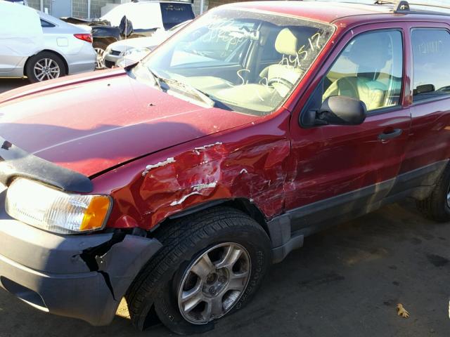 1FMYU93133KB76075 - 2003 FORD ESCAPE XLT RED photo 9