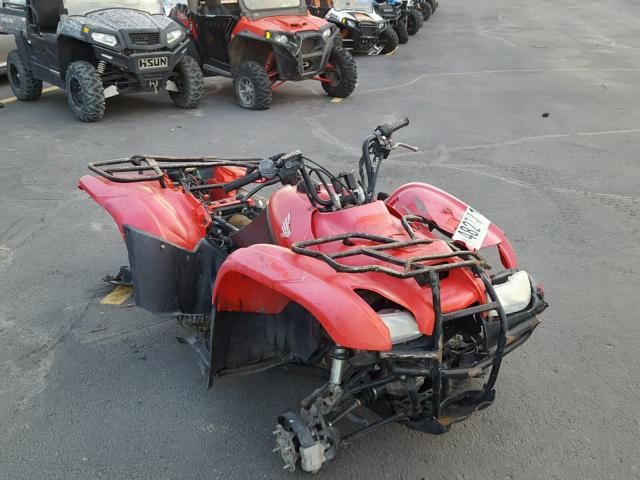 1HFTE350574004529 - 2007 HONDA TRX420 FM RED photo 1