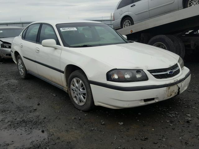 2G1WF55E919118073 - 2001 CHEVROLET IMPALA WHITE photo 1