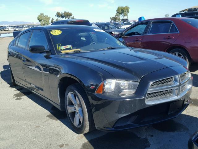 2C3CDXBG0DH539728 - 2013 DODGE CHARGER SE BLACK photo 1