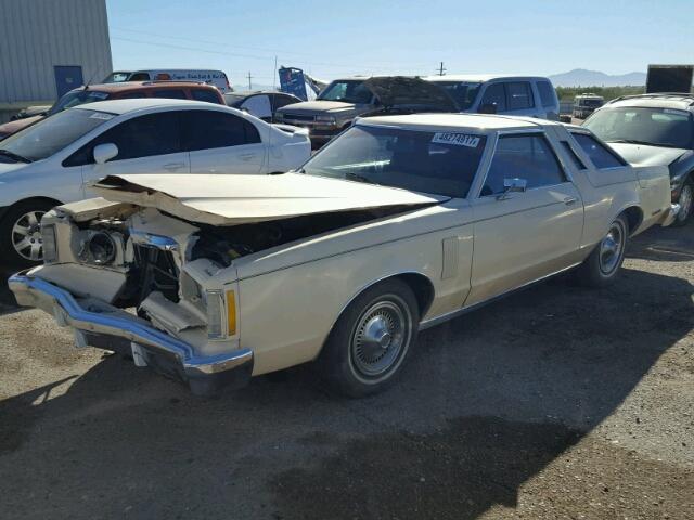 8J87F115050 - 1978 FORD THUNDERBIR BEIGE photo 2