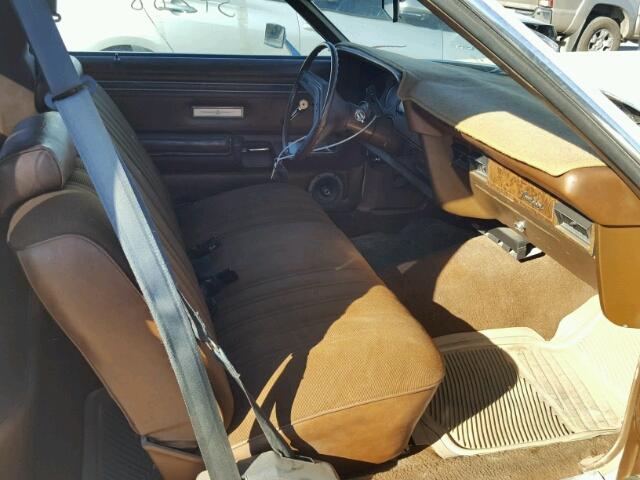 8J87F115050 - 1978 FORD THUNDERBIR BEIGE photo 5