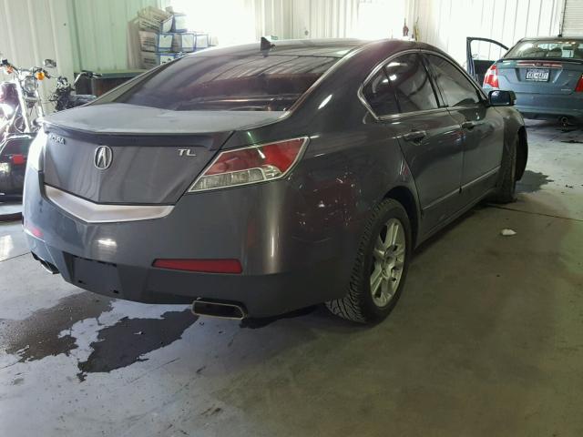 19UUA8F5XAA016719 - 2010 ACURA TL GRAY photo 4