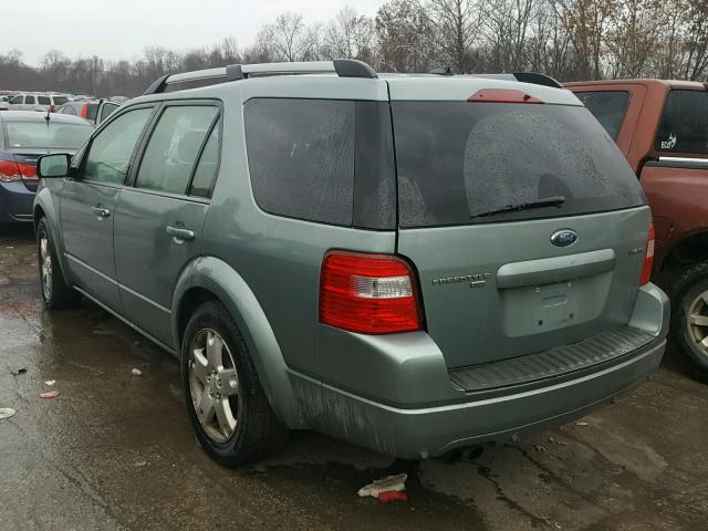 1FMDK06107GA34383 - 2007 FORD FREESTYLE TEAL photo 3