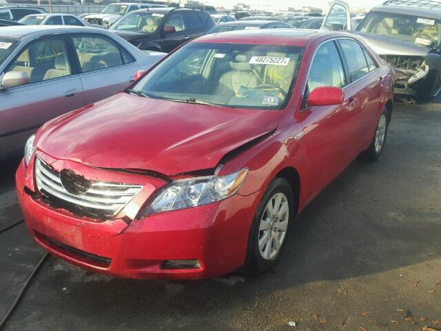 4T1BB46K99U071380 - 2009 TOYOTA CAMRY RED photo 2