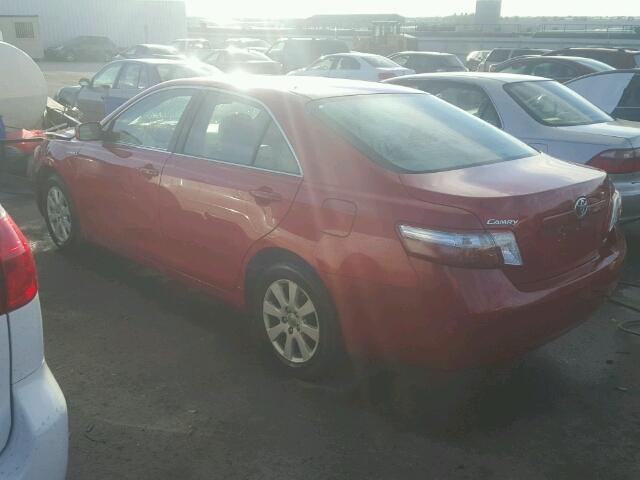 4T1BB46K99U071380 - 2009 TOYOTA CAMRY RED photo 3