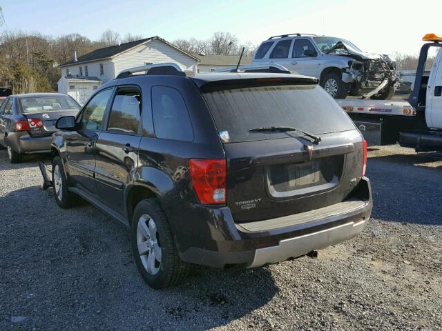 2CKDL73FX76020817 - 2007 PONTIAC TORRENT PURPLE photo 3