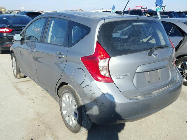 3N1CE2CP1EL407423 - 2014 NISSAN VERSA NOTE GRAY photo 3