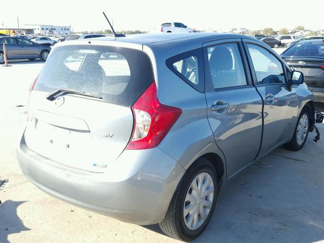 3N1CE2CP1EL407423 - 2014 NISSAN VERSA NOTE GRAY photo 4