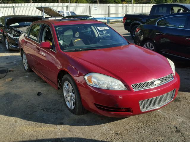 2G1WB5E37E1120113 - 2014 CHEVROLET IMPALA LIM RED photo 1