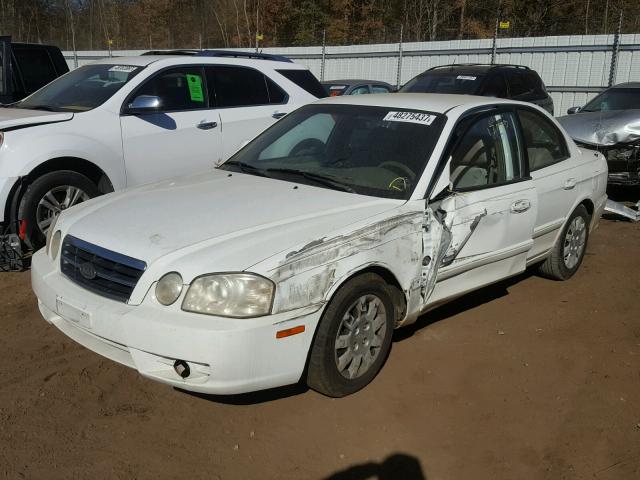 KNAGD126165453885 - 2006 KIA OPTIMA LX WHITE photo 2