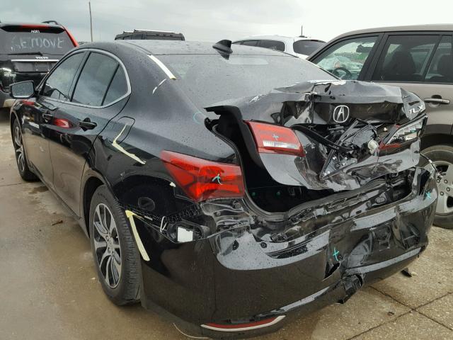19UUB1F5XGA014501 - 2016 ACURA TLX TECH შავი ფოტო 3