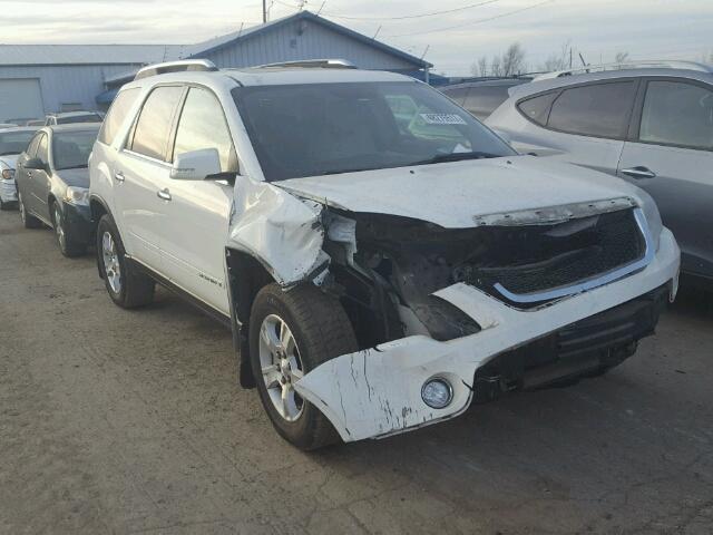 1GKER33768J215317 - 2008 GMC ACADIA SLT WHITE photo 1