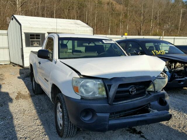 5TENX22N47Z332118 - 2007 TOYOTA TACOMA WHITE photo 1