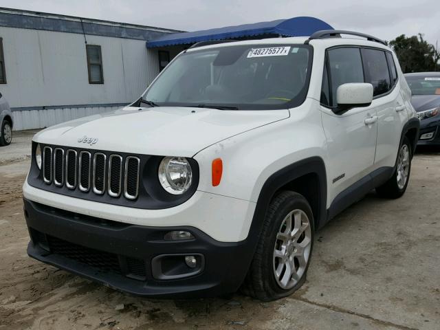 ZACCJABT0FPB53394 - 2015 JEEP RENEGADE L WHITE photo 2