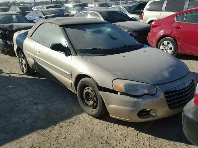 1C3EL45XX6N285946 - 2006 CHRYSLER SEBRING GOLD photo 1