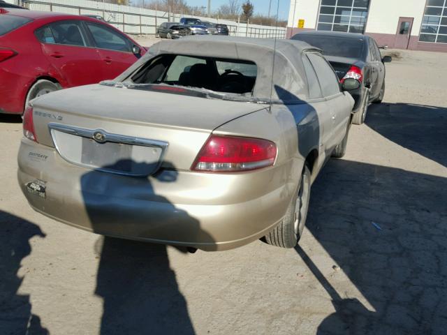 1C3EL45XX6N285946 - 2006 CHRYSLER SEBRING GOLD photo 4