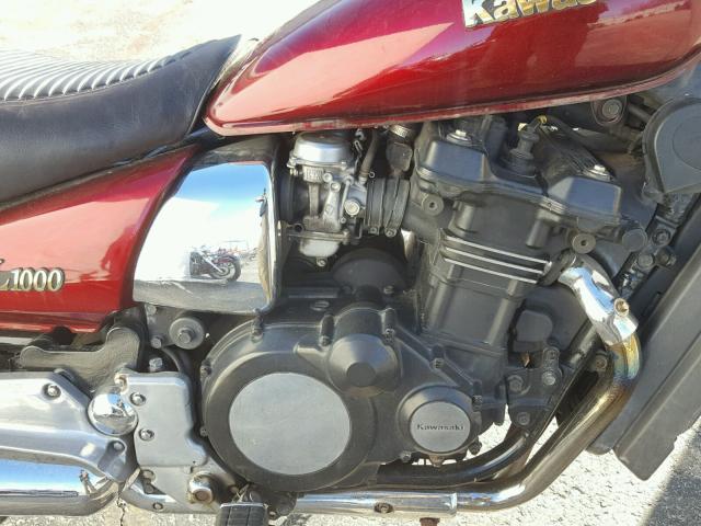 JKAZLCA19HB502457 - 1987 KAWASAKI ZL1000 MAROON photo 7