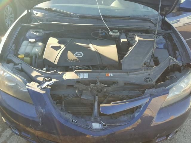 JM1BK323141152607 - 2004 MAZDA 3 S BLUE photo 7