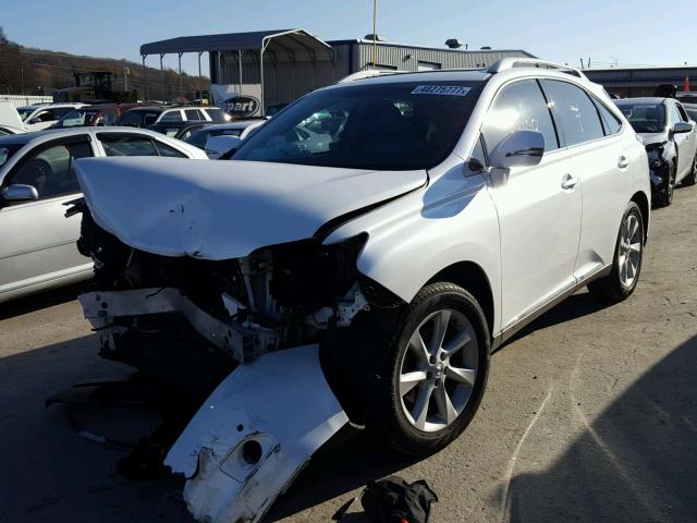 2T2ZK1BA5CC075120 - 2012 LEXUS RX 350 WHITE photo 2