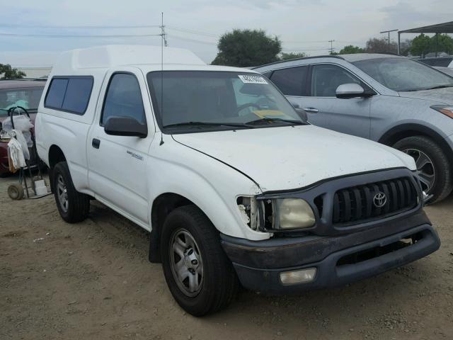 5TENL42N84Z385066 - 2004 TOYOTA TACOMA WHITE photo 1