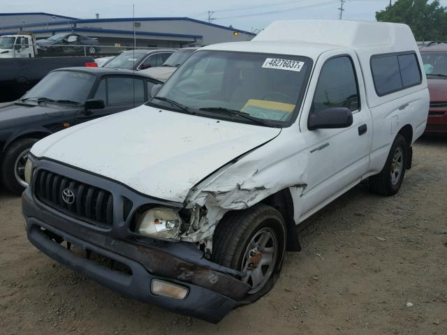 5TENL42N84Z385066 - 2004 TOYOTA TACOMA WHITE photo 2