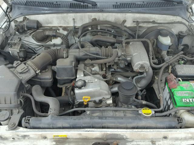 5TENL42N84Z385066 - 2004 TOYOTA TACOMA WHITE photo 7