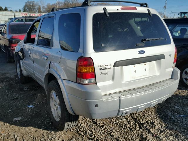 1FMCU94187KA83454 - 2007 FORD ESCAPE LIM SILVER photo 3