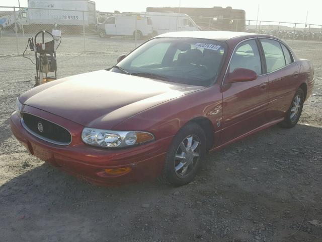 1G4HR54K44U134201 - 2004 BUICK LESABRE LI RED photo 2