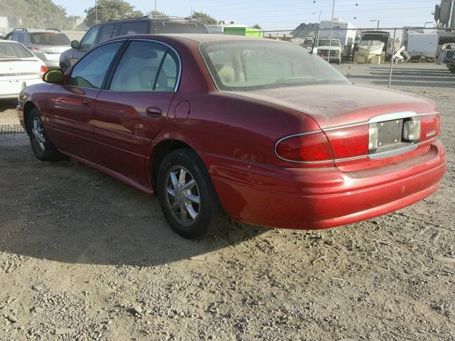 1G4HR54K44U134201 - 2004 BUICK LESABRE LI RED photo 3