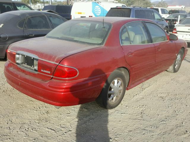 1G4HR54K44U134201 - 2004 BUICK LESABRE LI RED photo 4