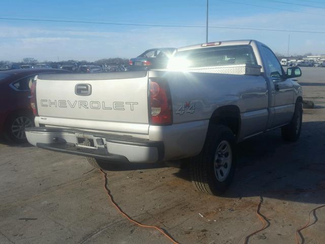 1GCEK14XX5Z305795 - 2005 CHEVROLET SILVERADO BEIGE photo 4