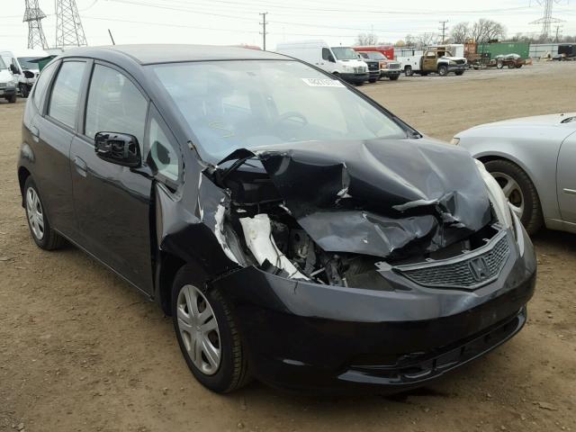 JHMGE8H22AC023587 - 2010 HONDA FIT BLACK photo 1