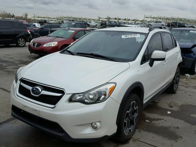 JF2GPAGC5DH849369 - 2013 SUBARU XV CROSSTR WHITE photo 2