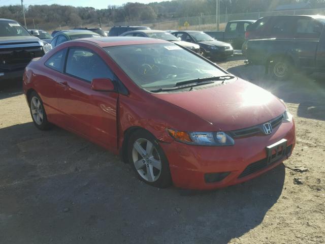 2HGFG12817H519113 - 2007 HONDA CIVIC EX RED photo 1