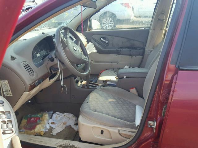 1G1ZT62805F320839 - 2005 CHEVROLET MALIBU MAX წითელი ფოტო 5