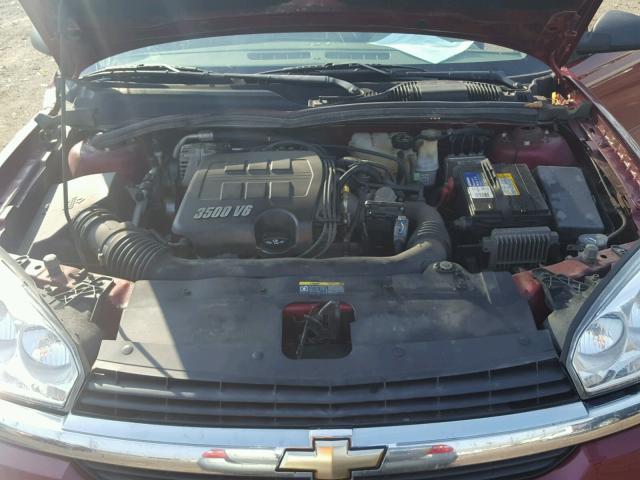 1G1ZT62805F320839 - 2005 CHEVROLET MALIBU MAX წითელი ფოტო 7