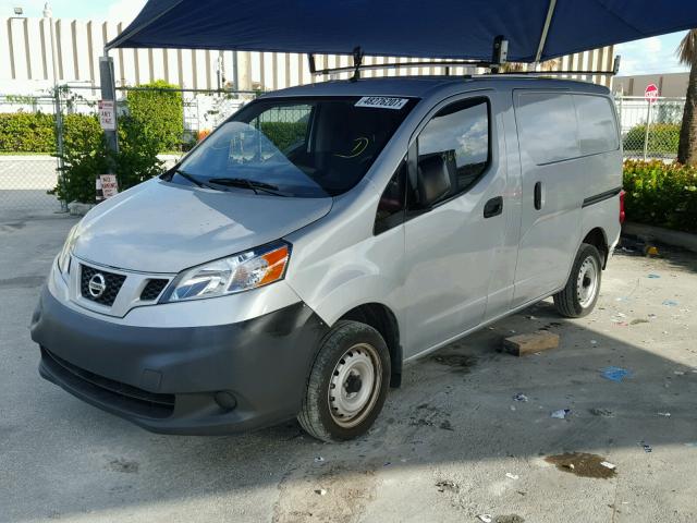 3N6CM0KN6EK692627 - 2014 NISSAN NV200 2.5S SILVER photo 2