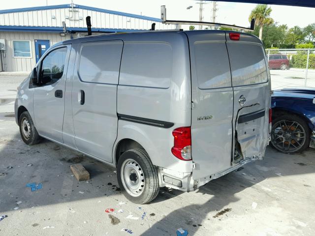 3N6CM0KN6EK692627 - 2014 NISSAN NV200 2.5S SILVER photo 3