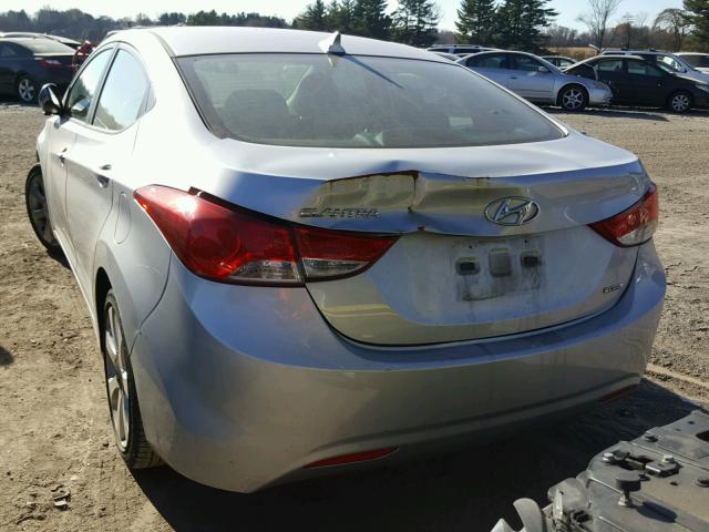 5NPDH4AEXBH021018 - 2011 HYUNDAI ELANTRA GL SILVER photo 9